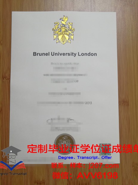 布尔奇科特区国际大学毕业证书模板(布鲁内尔大学毕业证)