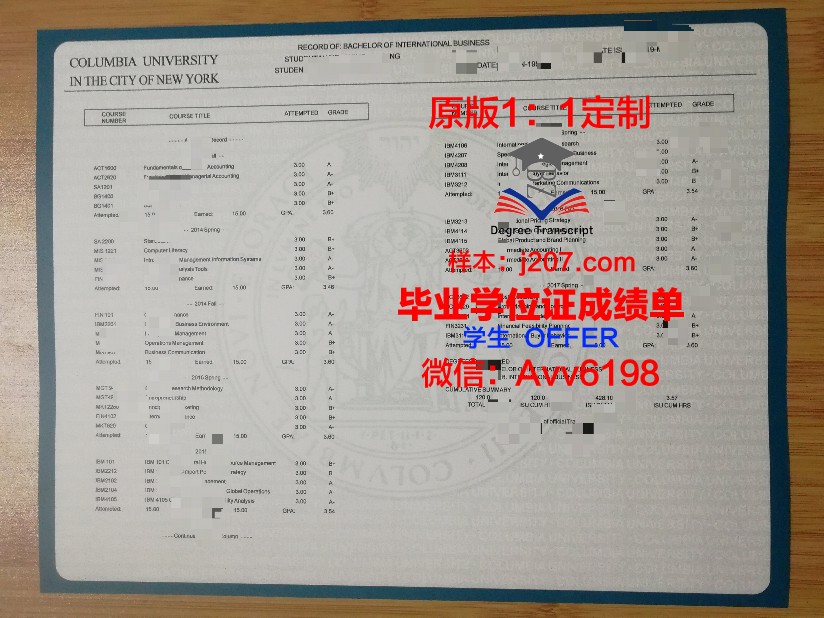 发罗拉伊斯梅尔·捷马利大学证书成绩单