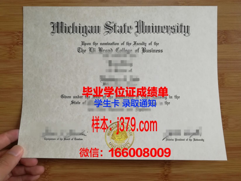 密歇根州立大学毕业证等级(密歇根州立大学本科)