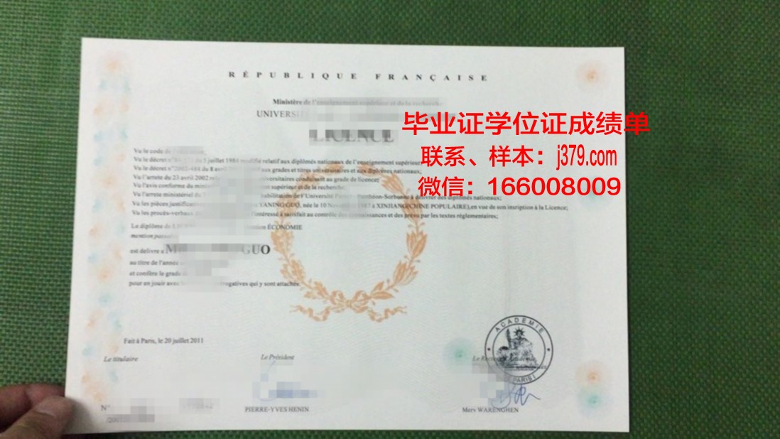 小伙子伪装法国毕业证(法国假学历)