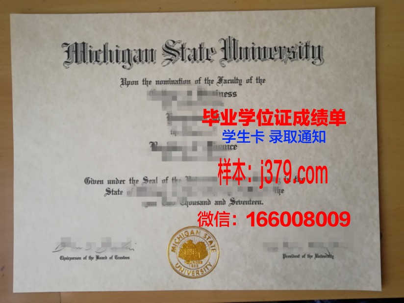 密歇根州立大学硕士毕业证书：开启未来无限可能的大门