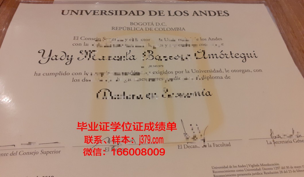 洛斯安第斯大学（智利）毕业证成绩单(洛斯安第斯哥伦比亚大学)