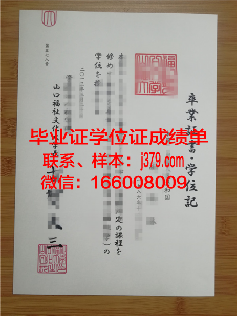 山口大学硕士毕业证：一份跨国学术荣耀的见证