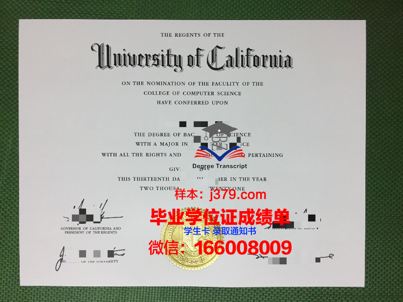 海岸角大学本科毕业证