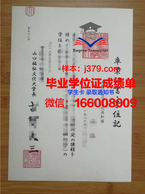 山口大学硕士毕业证书样本(山口大学硕士毕业证书样本及图片)