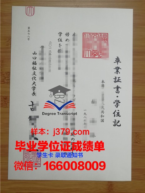 山口大学毕业证书图片大全(山口大学修士)