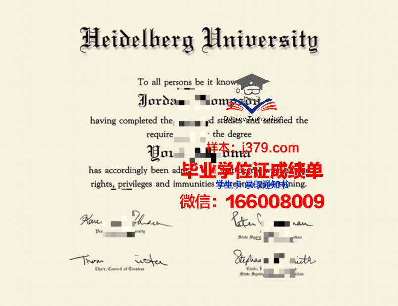 海德堡大学diploma证书(海德堡大学本科)